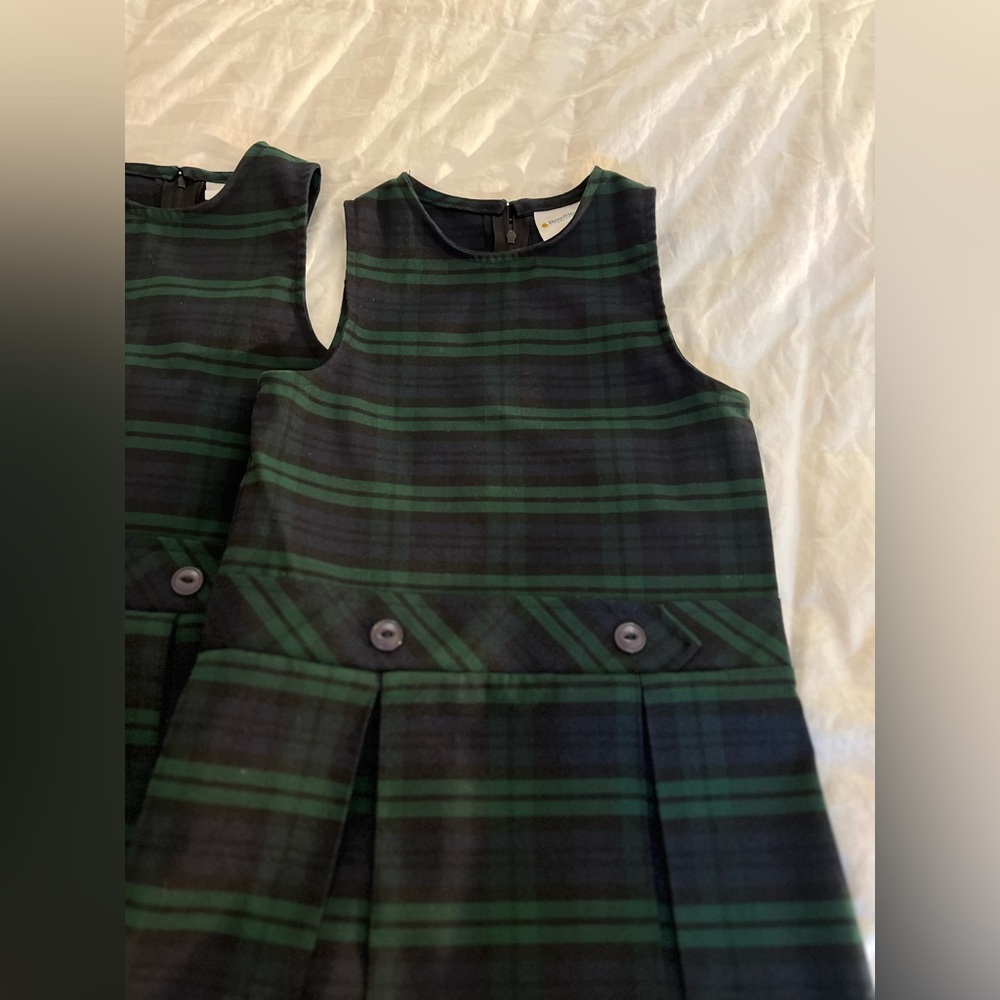 Flynn O’Hara Uniform Drop Waist Jumper 2-pc Bundle  Black Watch Plaid - Size 6